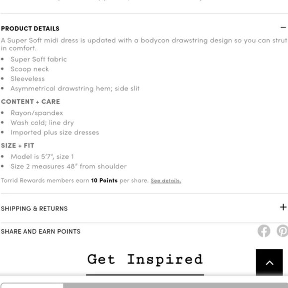 NWOT Torrid Super Soft Blue Ditsy Dot Asymmetrical Drawstring Midi Dress - Picture 5 of 11